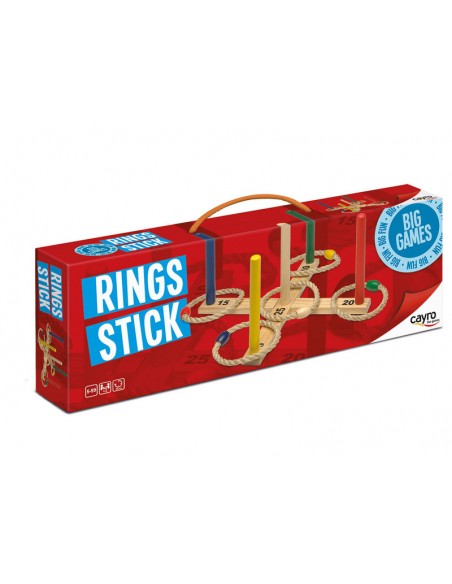 Rings Stick es un juego de habilidad para exteriores de Cayro.