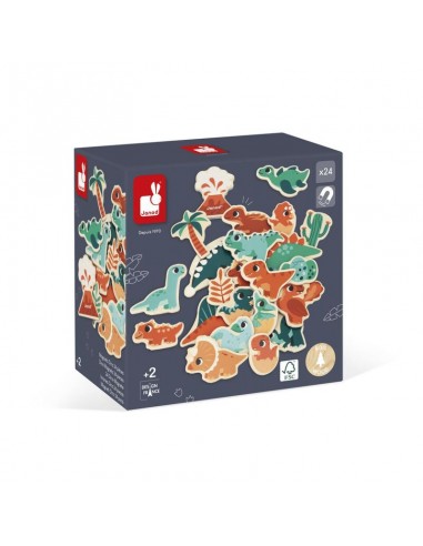 Imanes dino 24 piezas está fabricado por Janod.