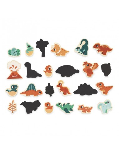 Imanes dino 24 piezas está fabricado por Janod.