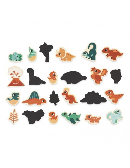Imanes dino 24 piezas está fabricado por Janod.