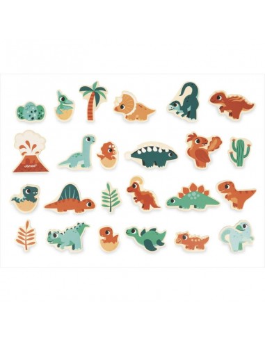 Imanes dino 24 piezas está fabricado por Janod.
