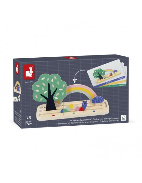 Orientarse en el espacio - El Jardín es un juego de la línea pedagógica de Janod.