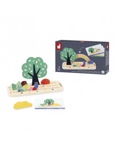 Orientarse en el espacio - El Jardín es un juego de la línea pedagógica de Janod.