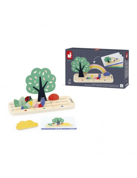 Orientarse en el espacio - El Jardín es un juego de la línea pedagógica de Janod.