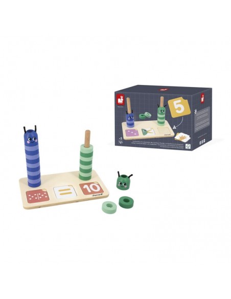 Composición y comparación de números es un juego de la línea pedagógica de Janod.