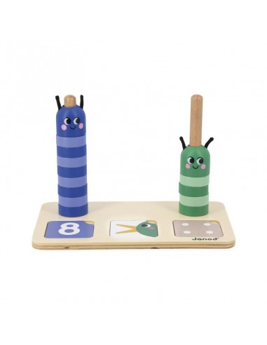 Composición y comparación de números es un juego de la línea pedagógica de Janod.