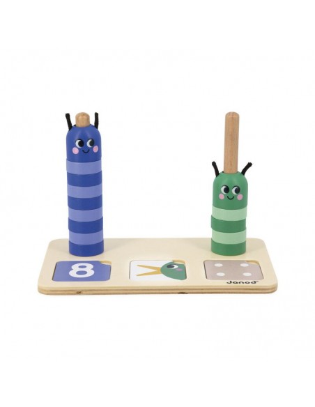 Composición y comparación de números es un juego de la línea pedagógica de Janod.