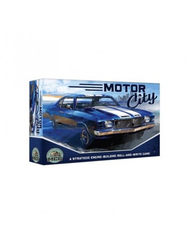 Motor City es un juego de Roll & Write de Salt & Pepper