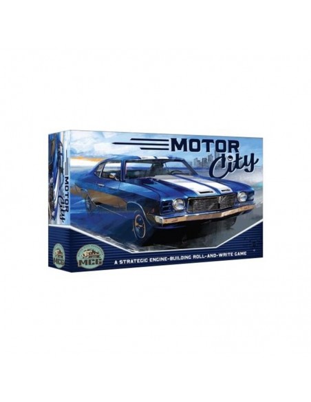 Motor City es un juego de Roll & Write de Salt & Pepper