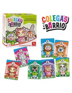 Colegas del Barrio es un sencillo juego de cartas para niños a partir de 5 años. Editorial Lúdilo. 2