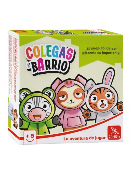 Colegas del Barrio es un sencillo juego de cartas para niños a partir de 5 años. Editorial Lúdilo.