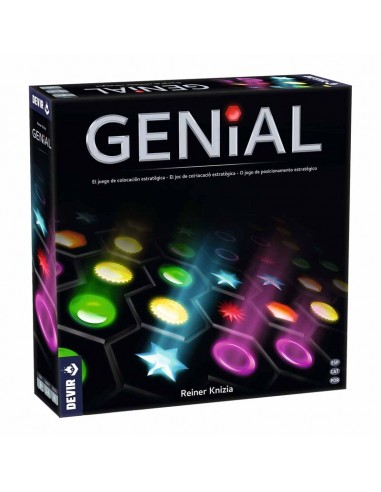 Genial es un juego abstracto de Reiner Knizia. Editado por Devir.