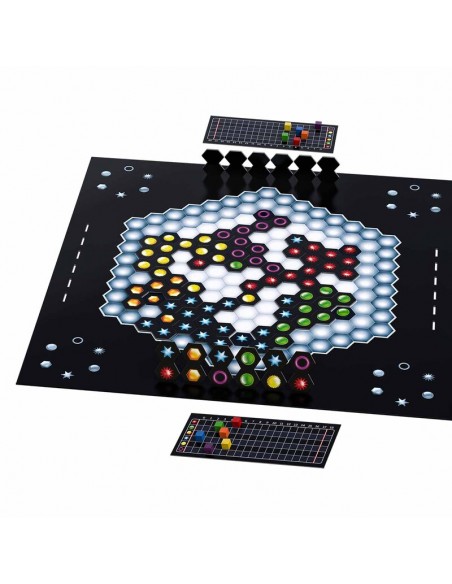 Genial es un juego abstracto de Reiner Knizia. Editado por Devir.