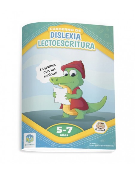 CUADERNO DE DISLEXIA Y LECTOESCRITURA. ¿JUGAMOS CON LOS SONIDOS? 5-7 AÑOS de Aula en Juego.