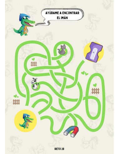 CUADERNO DE ESTIMULACIÓN COGNITIVA. ¿JUEGAS CONMIGO? 6-8 AÑOS de Aula en Juego.