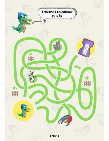 CUADERNO DE ESTIMULACIÓN COGNITIVA. ¿JUEGAS CONMIGO? 6-8 AÑOS de Aula en Juego.