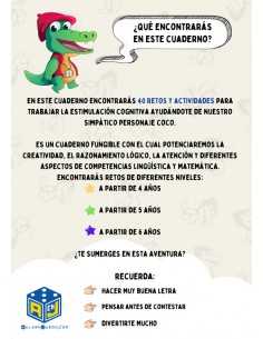 CUADERNO DE ESTIMULACIÓN COGNITIVA. ¿JUEGAS CONMIGO? 4-6 AÑOS. Editado por Aula en Juego. 2