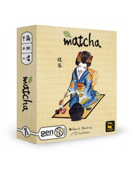 Matcha es un juego de cartas para dos jugadores de Gen X.