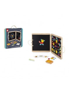 Puzzle magnético geométrico de Janod. 2