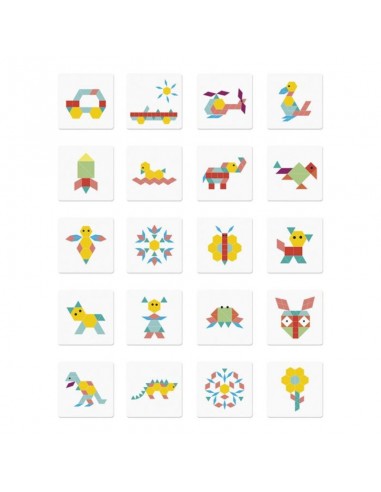 Puzzle magnético geométrico de Janod.