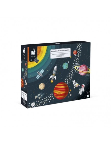 Puzzle educativo Sistema Solar de Janod.
