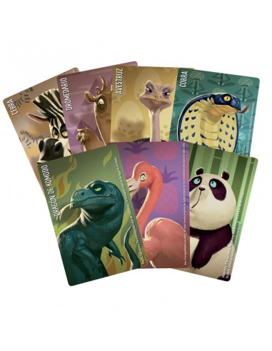 Similo Animales Salvajes es un juego de cartas cooperativo de Asmodee.