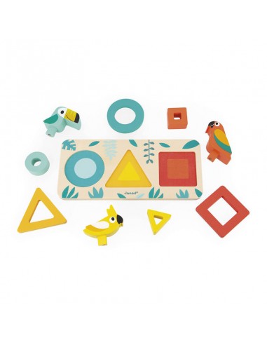 Tropik es un juguete de madera para niños a partir de 1 año, de Janod.