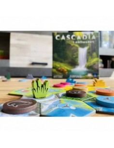 Cascadia: Expansión Hitos de Delirium Games. 2