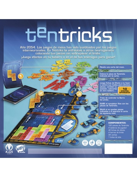 Tentrick es un juego familiar editado por Aliens Games.
