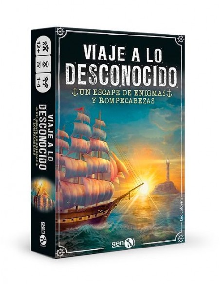 Viaje a lo desconocido es un escape room de la editorial GEN X