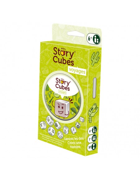 Story Cubes Viajes es un juego de contar historias editado por Asmodee.