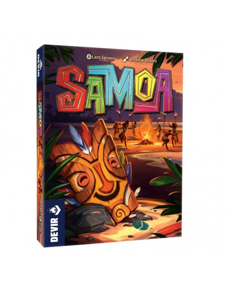 Samoa es un juego de cartas de la colección Devir Pocket.