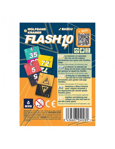 Flash 10 es un juego de rapidez editado por Devir.
