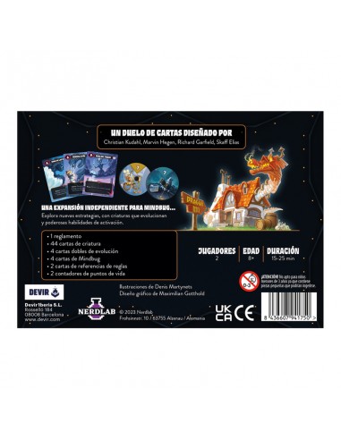 Mindbug más allá: Evolución es un juego de cartas de Devir.