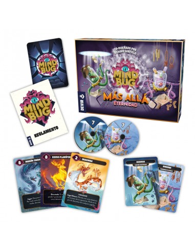 Mindbug más allá: Eternidad es una expansión autojugable de Mindbug de Devir.