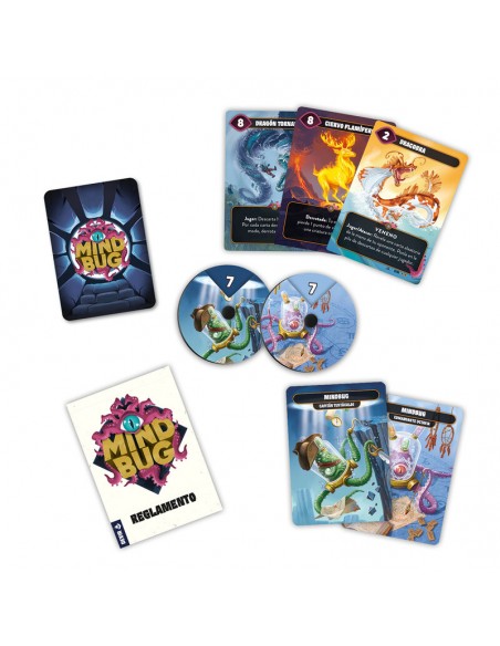 Mindbug más allá: Eternidad es una expansión autojugable de Mindbug de Devir.