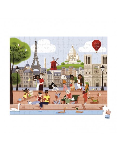 Puzzle París 200 piezas de Janod.