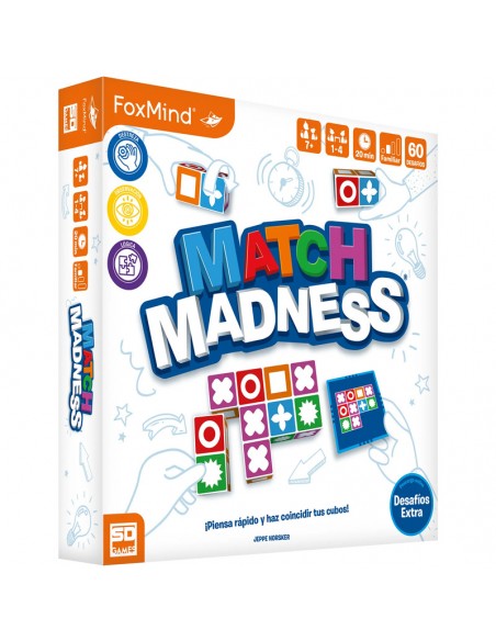 Match Madness es un juego de lógica y rapidez editado por SD Games.