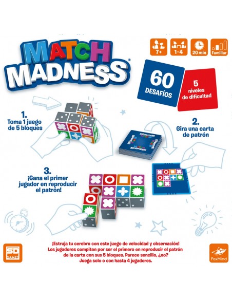 Match Madness es un juego de lógica y rapidez editado por SD Games.