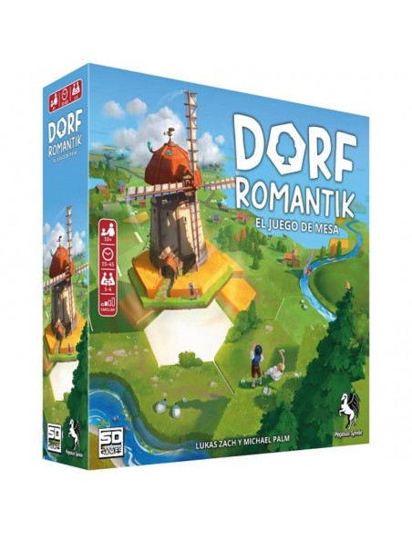 DorfRomantik es un juego de colocación de losetas ganador del mejor juego de 2023. Publicado por SD Games.