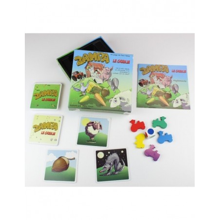 Zampa la Granja es un juego infantil de cartas editado por Zacatrus