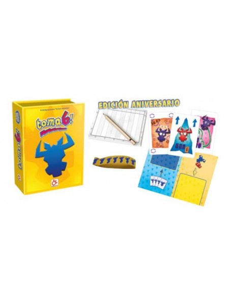 Toma 6! 30 aniversario es un juego de cartas de Mercurio.