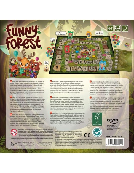 Funny Forest es un juego de acciones para niños de la editorial Cayro.