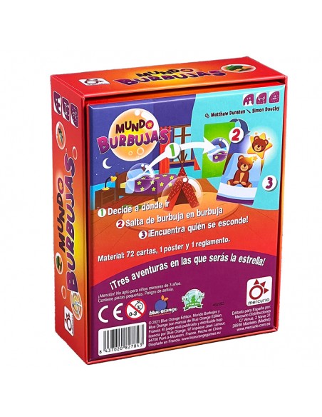 Mundo Burbujas es un juego de cartas infantil de la editorial Mercurio.