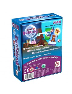 Mundo Burbujas Vacaciones es un juego infantil de cartas de Mercurio. 2