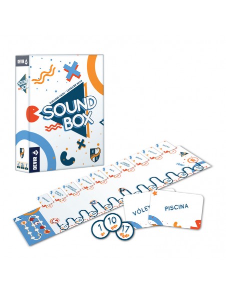 Sound Box es un juego tipo Party Game de la editorial Devir.