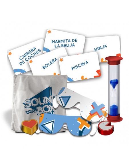 Sound Box es un juego tipo Party Game de la editorial Devir.