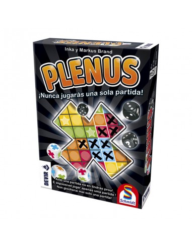 Plenus es un juego de roll and write de la editorial Devir.