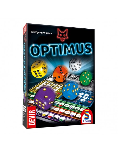 Optimus es un jugo de roll & Write de Devir.