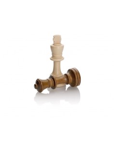 Caja figuras de ajedrez grandes de madera de Cayro. 2